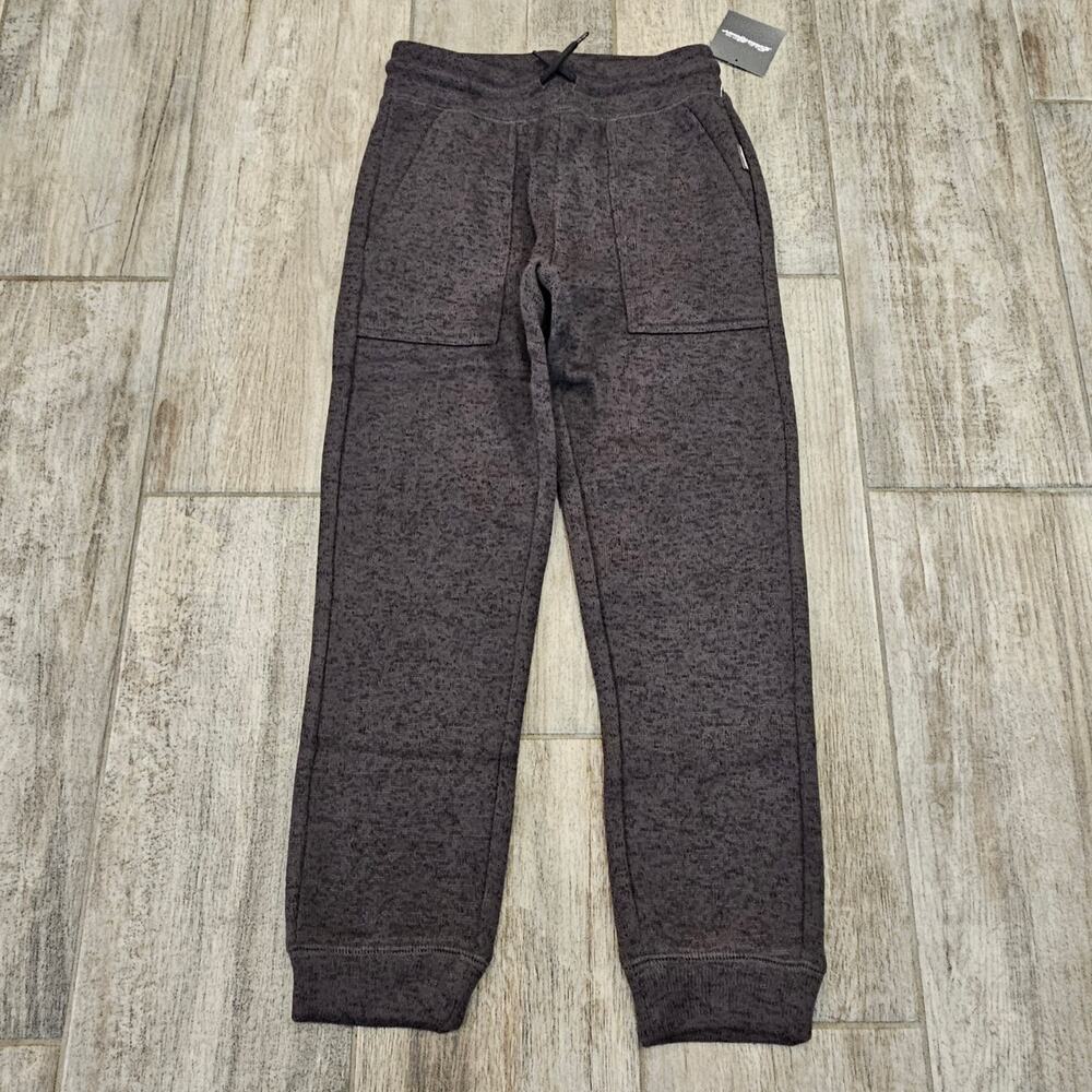 Eddie Bauer Jogger Sweatpants Boys Size S Elastic Waist Cozy Lounge Casual‎ NEW